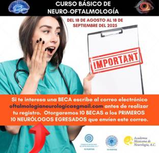 Becas para el Curso Básico de Neuro-oftalmología 