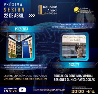 Sesión Clínico-Patológica de abril de 2026 ¡En vivo!